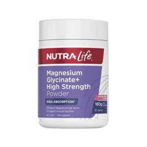 NutraLife Magnesium Glycinate High Strength Powder 180g