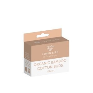 Organic Bamboo Cotton Buds White 200 Pack