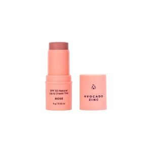 SPF 50 Natural Lip Cheek Tint Rose 9g