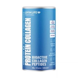 Luvin Life Grass Fed Bioactive Collagen Peptides Unflavoured 400g