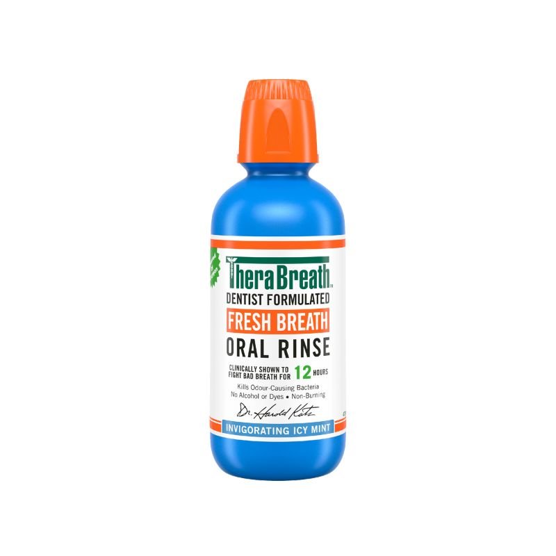 TheraBreath Oral Rinse Icy Mint 437ml