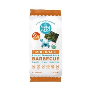 Honest Sea Roasted Seaweed Snack Barbecue Multipack 6x5g