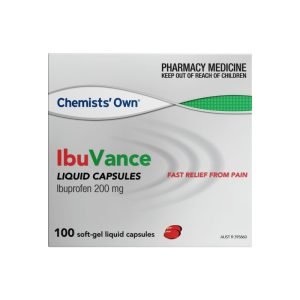 Chemists' Own IbuVance 100 Liquid Capsules