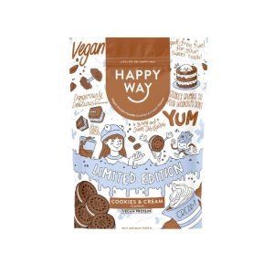 Happy Way Vegan Protein Cookies Cream 500g