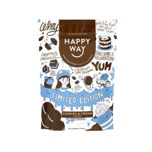 Happy Way Whey Protein Cookies Cream 500g