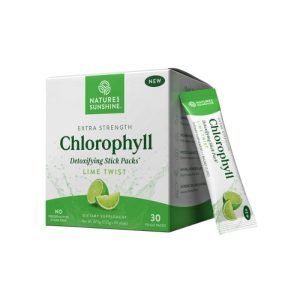 Natures Sunshine Extra Strength Chlorophyll Lime Twist 30 Stick Pack