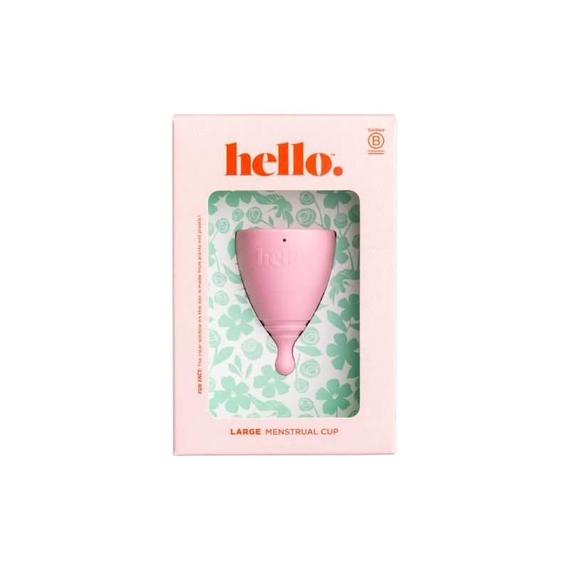 Hello Menstrual Cup Large Blush