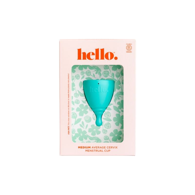 Hello Menstrual Cup Medium Blue