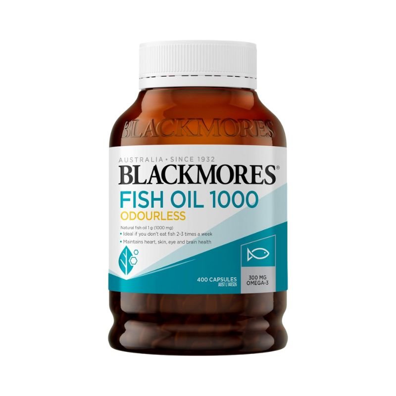 Fish Moiler Fish Oil 1000 Odourless 400 Capsules | WholeLife